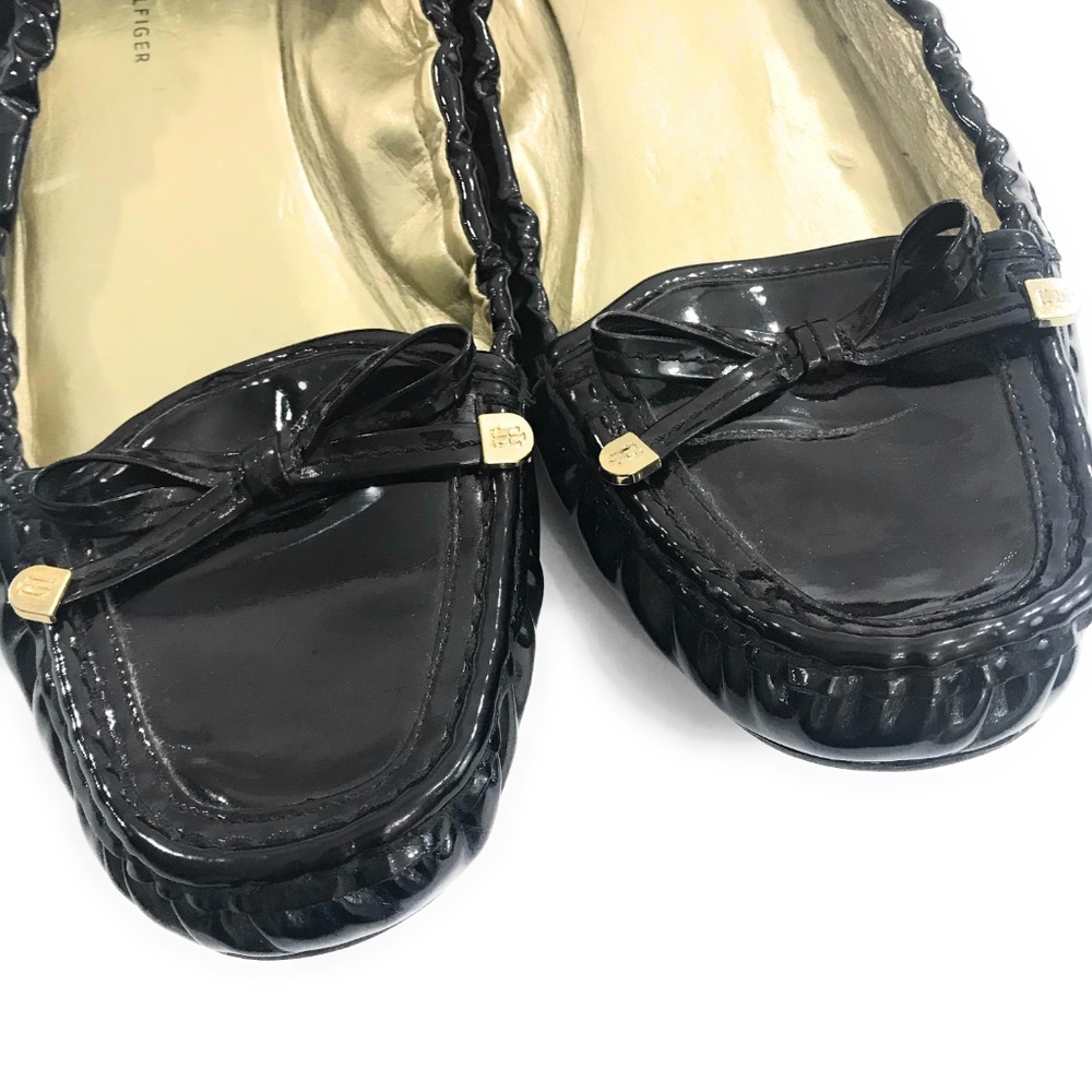 (Sold) Tommy Hilfiger Patent Leather Flats, 10 M - Picture 2 of 7